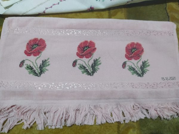 Gül işleme havlu